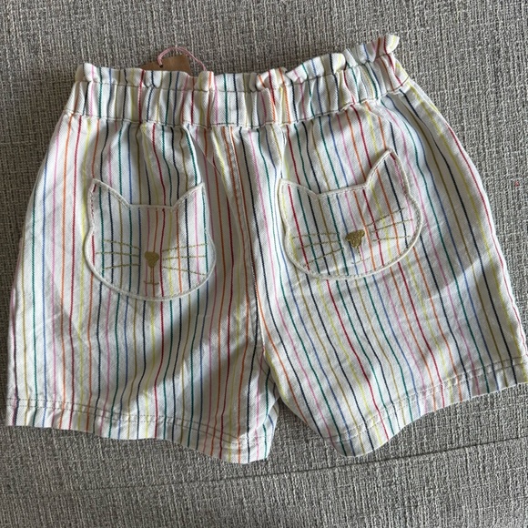 Mini Boden Multicolor Striped Kids Shorts - Picture 6 of 7